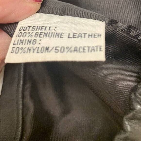 Leather Moto Pants Georgee Sport By Sally B M Womens Motorcyle Biker Goth Grunge - Picture 5 of 7